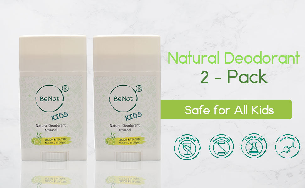 2-Pack all-Natural Deodorants for Kids & Teens-5