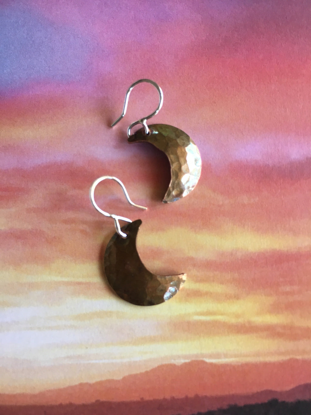 Crescent Moon Earrings-0