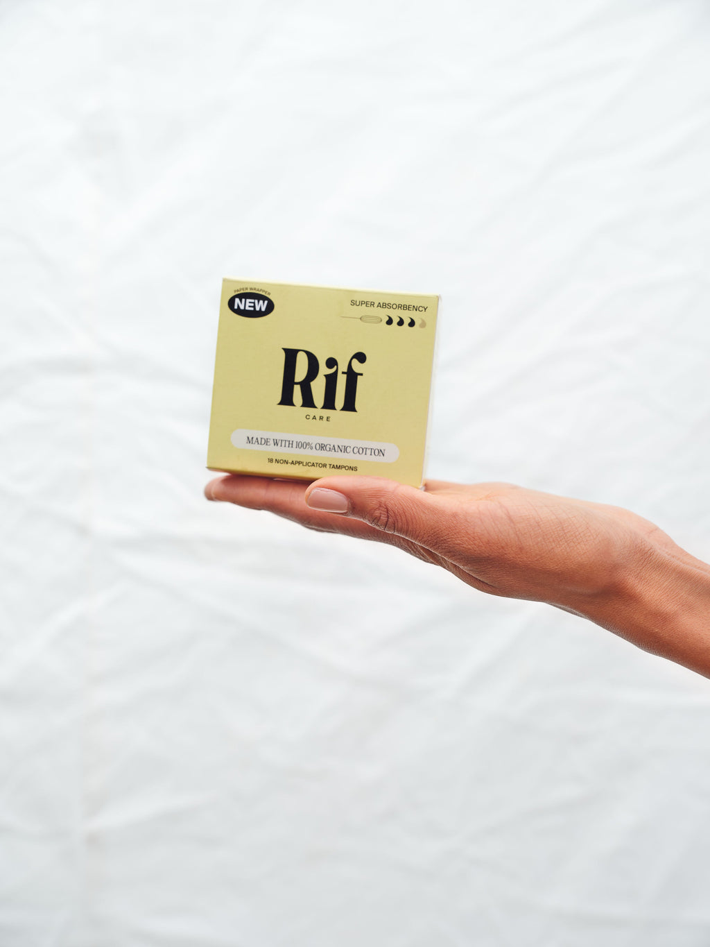 Organic Cotton Non-Applicator Tampons Super Absorbency-0