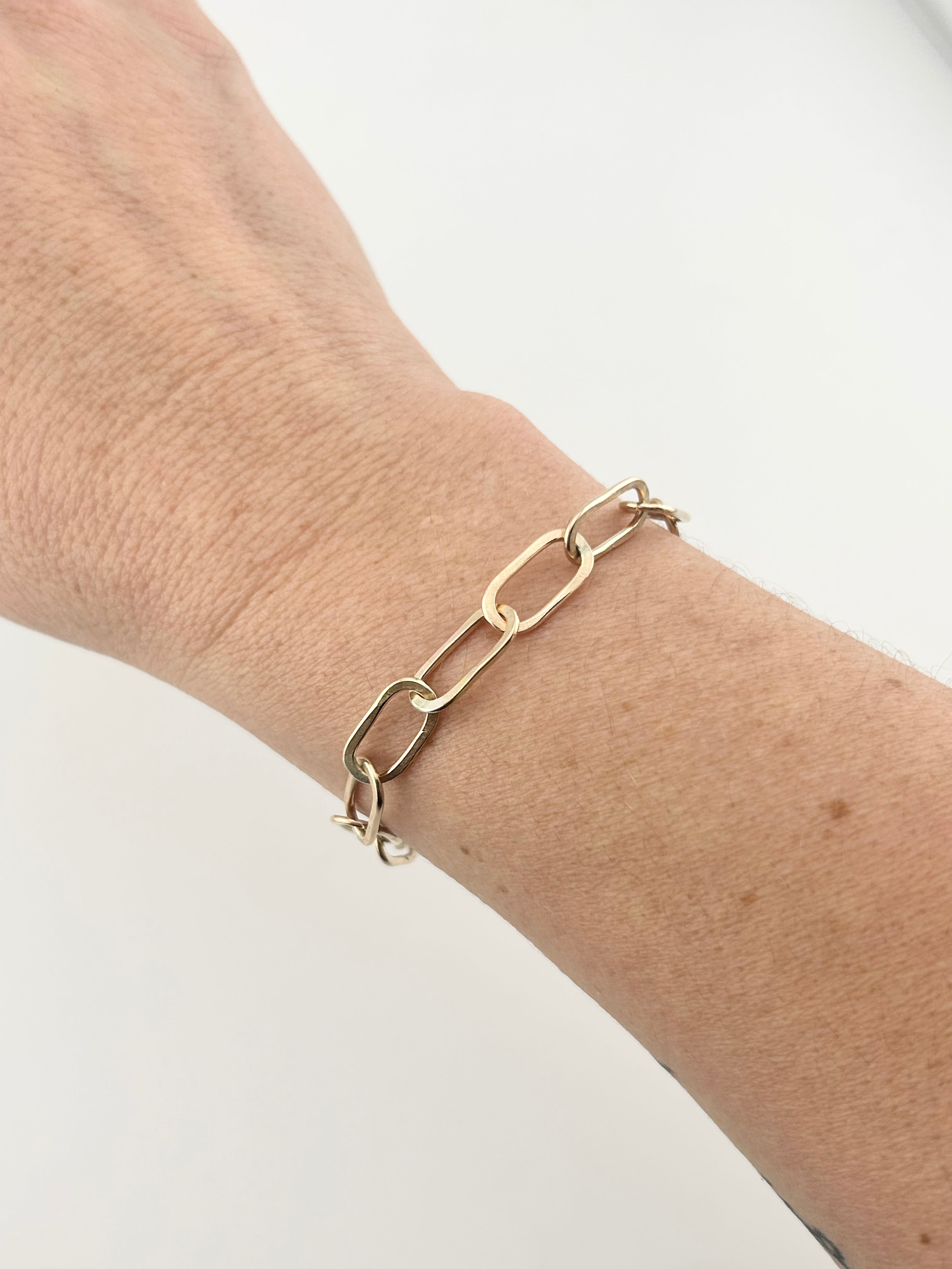 Paperclip Chain Bracelet-1
