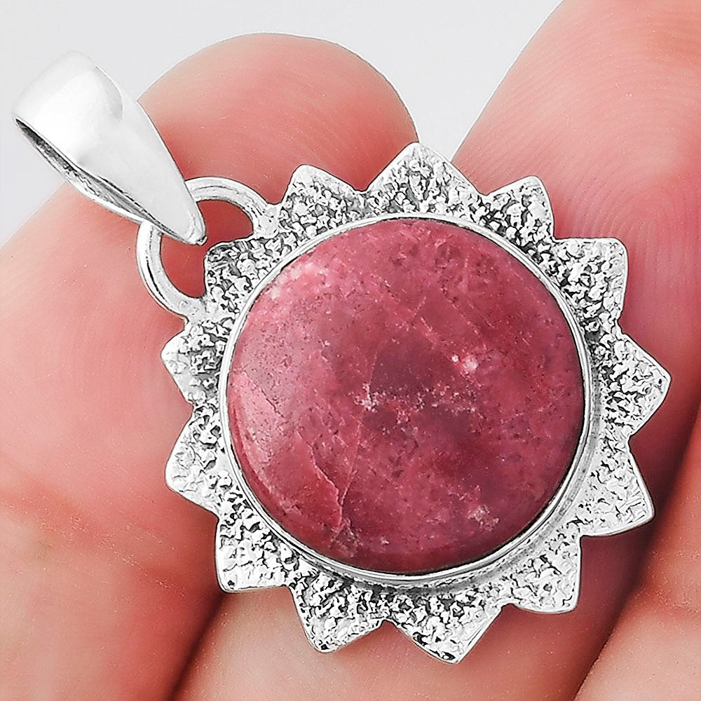 Natural Pink Thulite - Norway Pendant P-1205 SDP156559-0