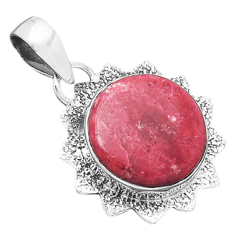 Natural Pink Thulite - Norway Pendant P-1205 SDP156559-1