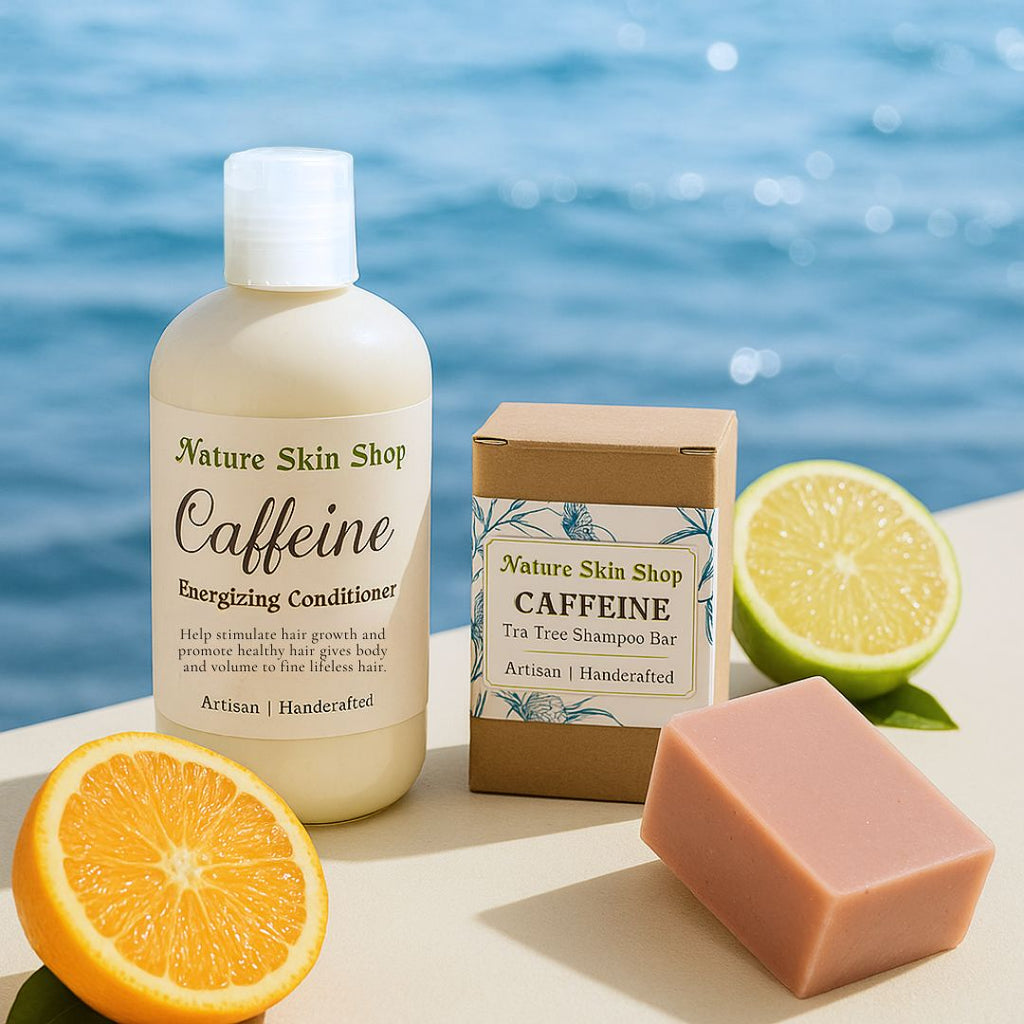 Caffeine Shampoo Bar with Tea Tree Oil – Growth & Scalp Care-4