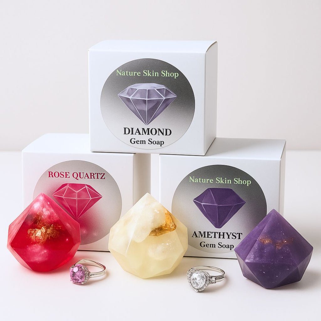 Diamond Gem Soap with Hidden Silver Ring-3