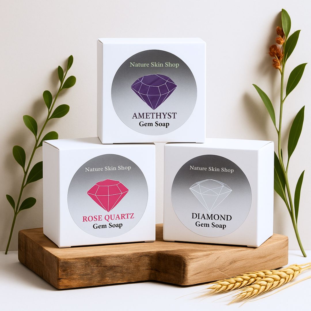 Garnet Gem Soap  with Hidden Silver Ring-4