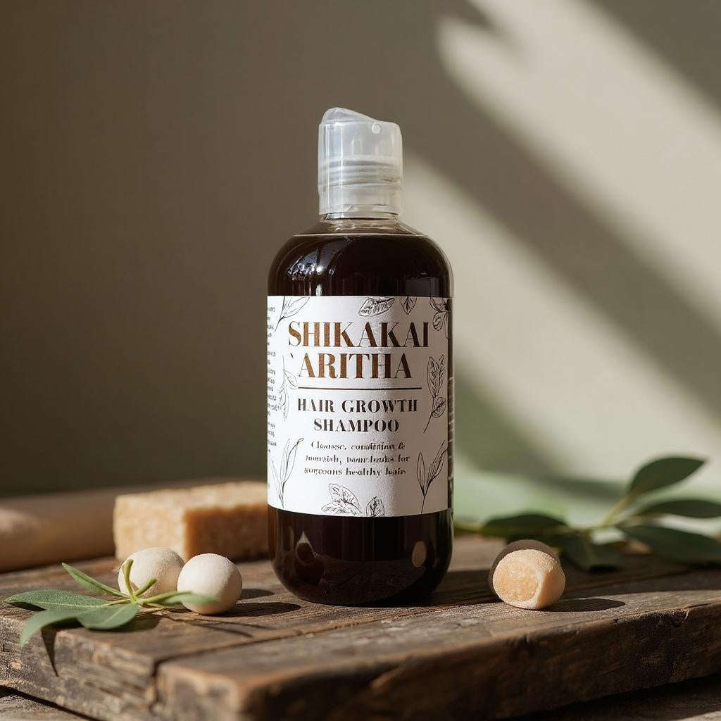 Shikakai & Aritha Hair Growth Shampoo – Natural Scalp Cleanser for Thicker, Fuller Hair-2