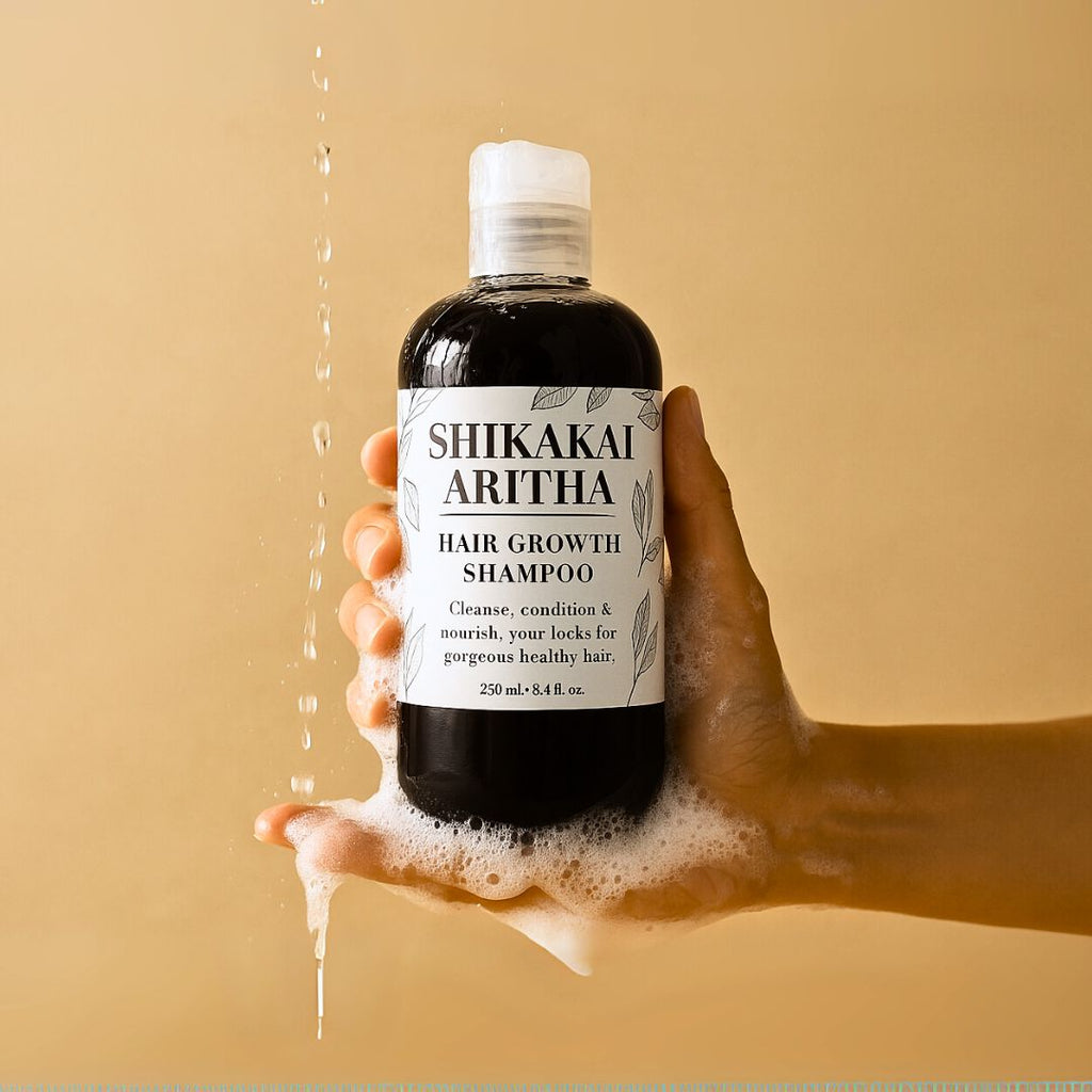 Shikakai & Aritha Hair Growth Shampoo – Natural Scalp Cleanser for Thicker, Fuller Hair-1