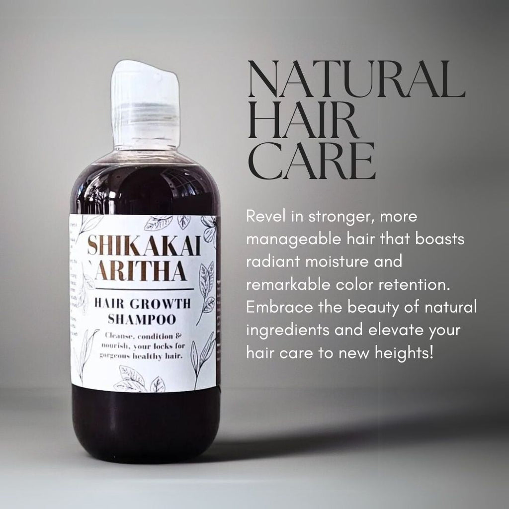 Shikakai & Aritha Hair Growth Shampoo – Natural Scalp Cleanser for Thicker, Fuller Hair-3